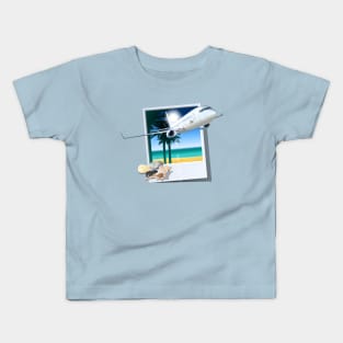 Commercial passenger airplane Kids T-Shirt